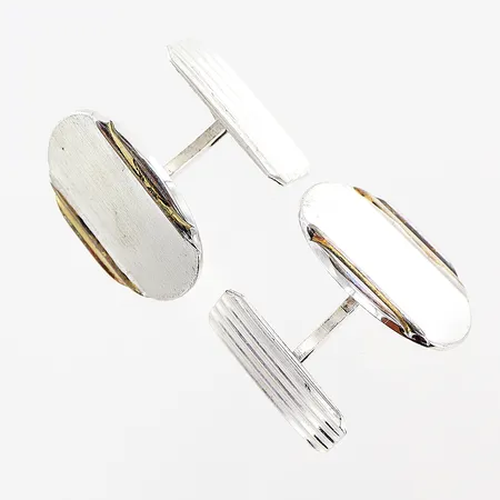 Manschettknappar 20x15mm, silver 830/1000.  Vikt: 8,3 g