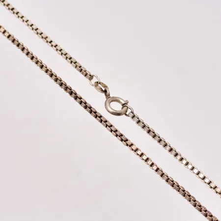 Kedja i silver, 46cm, Ankar, bredd 1,9mm, 835/1000, vikt 8,26g.