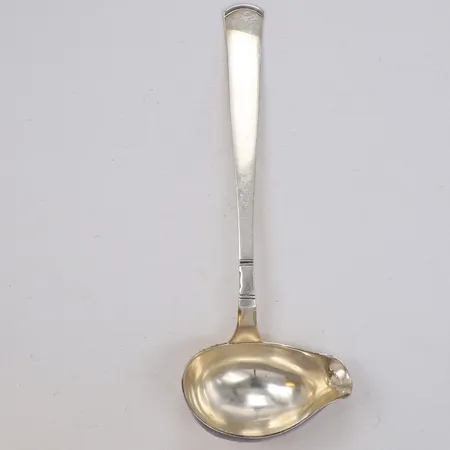 Soppslev, längd 17,5cm, Guldsmedsaktiebolaget, år 1961 Stockholm, 830/1000 silver Vikt: 53,9 g