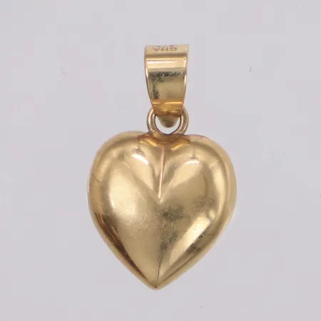 Hänge Hjärta 12mm, 9K Vikt: 0,2 g