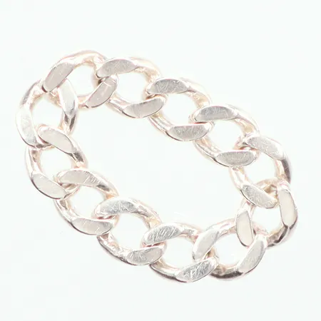 Ring Pansar Ø ca:20mm, silver 925/1000 Vikt: 6 g