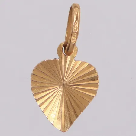 Hänge, längd 18,4mm, bredd 9,3mm, 18K Vikt: 1 g