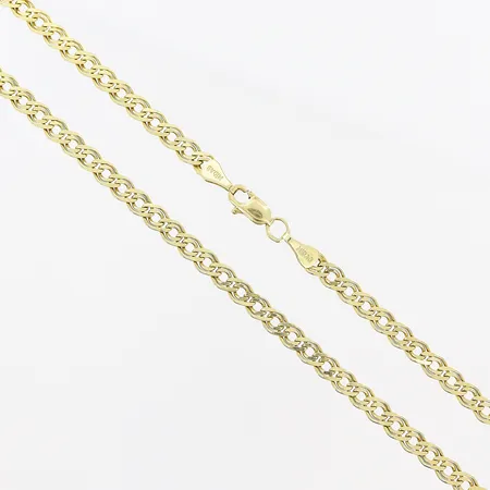 Kedja 52cm, bredd 4mm, 14K Vikt: 12,4 g