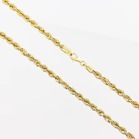 Kedja Cordell 62,5cm, bredd 4mm, bucklor på länk, 18K Vikt: 10,4 g