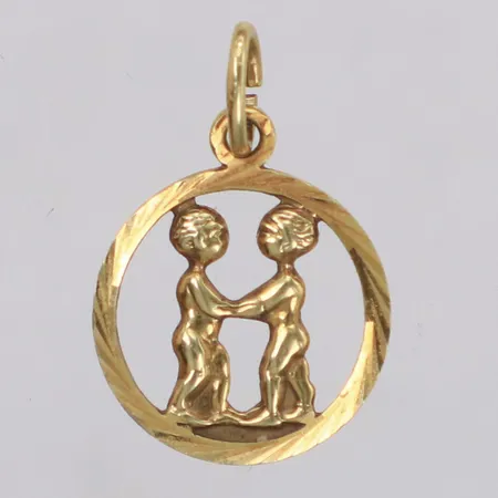 Hänge, längd 19,4mm, bredd 12,5mm, 14K Vikt: 0,6 g