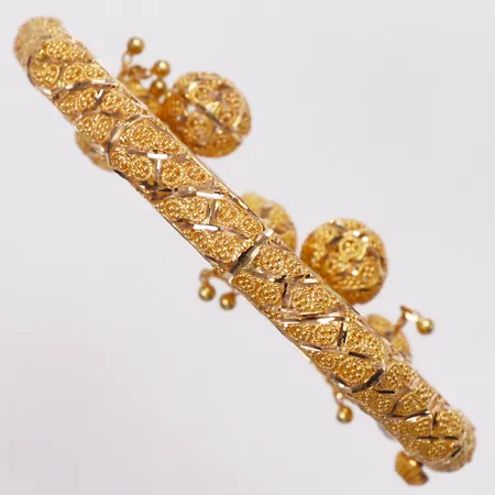 Armband berlocker, ca 59x63mm, halvstelt, öppningsbar, 21K Vikt: 22,1 g