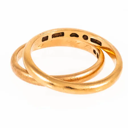 Diverse graverat guld 18K 10,4g.