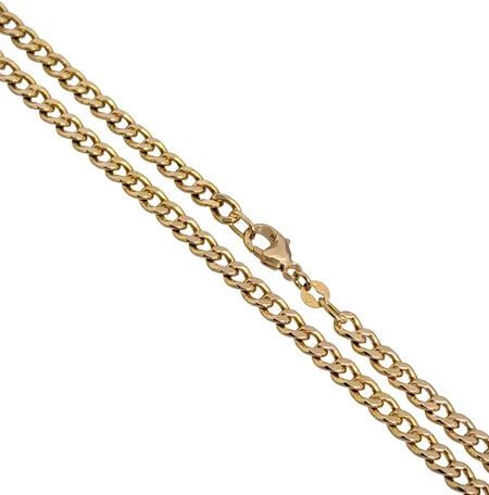 Halskedja Pansar, 18K guld, Svedbom & Co AB (KFS), längd 50,5 cm, bredd 4,2 mm, tjocklek 1,9 mm, fint skick Vikt: 13,8 g