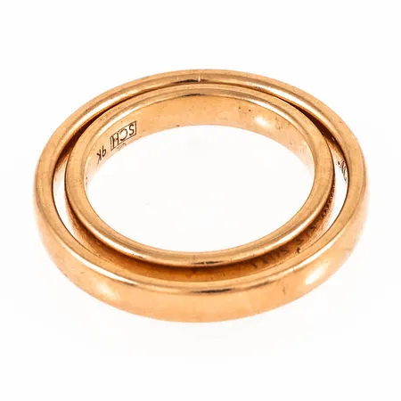 Diverse graverat guld 9K 4,9g.