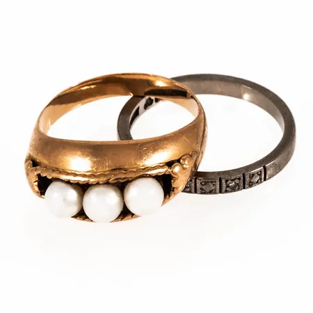 Diverse defekt guld 18K 7,2g bto. 