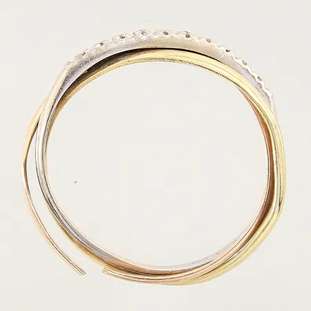 Ring, defekt, avklippt, 18K Vikt: 3,4 g