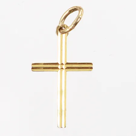 Hänge kors 20x10mm, 9K Vikt: 0,2 g