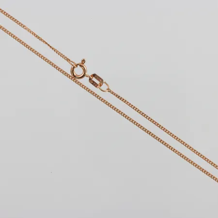 Collier 18k pansar,längd ca 42 cm,bredd ca 1.1 mm. Vikt: 2 g