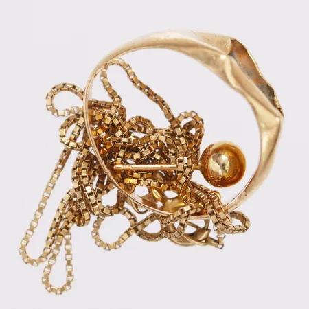 Diverse guld, defekter, 18K  Vikt: 6,5 g