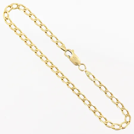 Armband Pansar, Balestra, 19,5cm, bredd 3,5mm, repor, 18K Vikt: 5 g