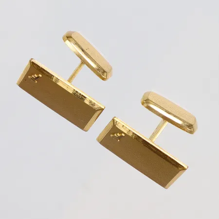 Ett par Manschettknappar med logga 14K Vikt: 14,5 g