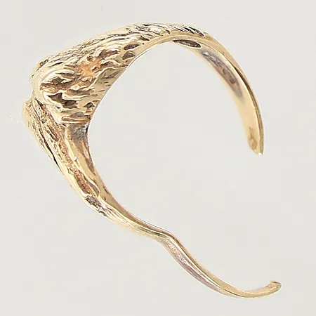 Ring, defekt, 14K  Vikt: 3,5 g