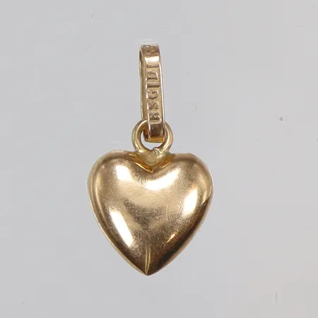Hänge hjärta 8x16mm HSG 18K Vikt: 0,4 g