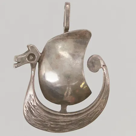Hänge "vikingaskepp" 33mm, 830/1000 Silver 6,0g.