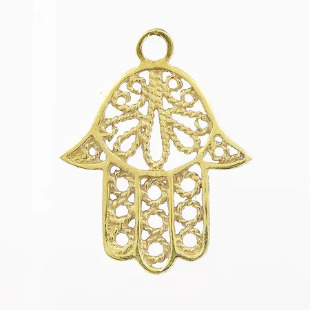 Hänge, genombruten dekor, ögla saknas, 18K Vikt: 0,7 g