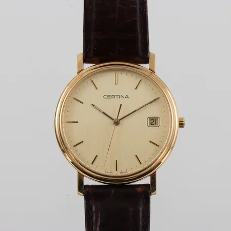 Herrur Certina,stål,fungerar ej,diameter ca 34 mm.