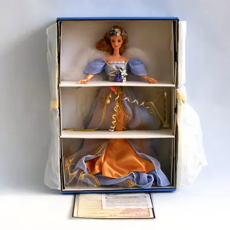 Barbiedocka Harpist Angel 1997 i originalkartong Skickas med paket.