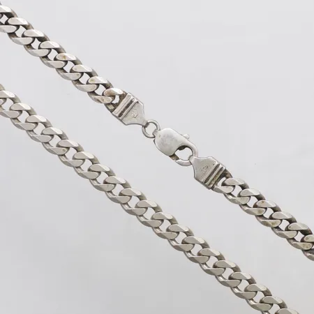 Kedja Pansar, 52cm, bredd 8mm, 925/1000 silver Vikt: 58,1 g