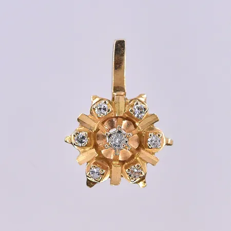 Hänge, längd 15 mm, bredd 10 mm, 18K. Vikt: 1,7 g