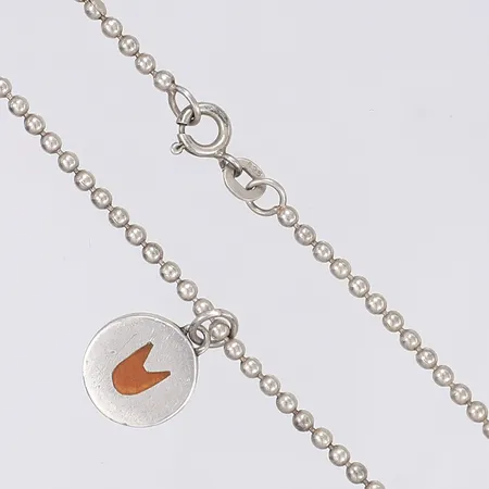 Halscollier kullänk längd 42cm bredd 2-17mm silver 925/1000 Vikt: 9,2 g