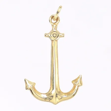 Hänge ankare längd inkl ögla 30mm bredd 20mm 18K  Vikt: 0,7 g