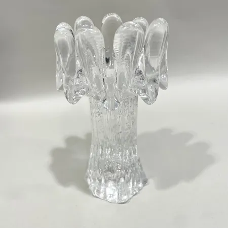 Ljuslykta 'Solros', Göran Wärff för Kosta Boda, höjd: ca 17,5cm Skickas med paket.