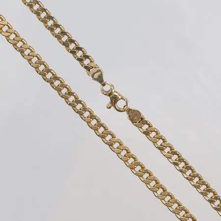 Halskedja Pansar, längd 52,5cm, bredd 4mm, 18K Vikt: 18,3 g