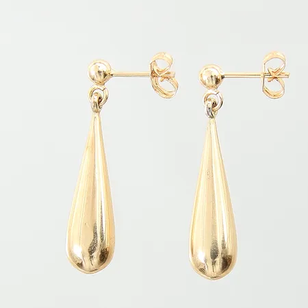 Ett par örhängen droppar, 26x5,7mm, 18K Vikt: 1,6 g