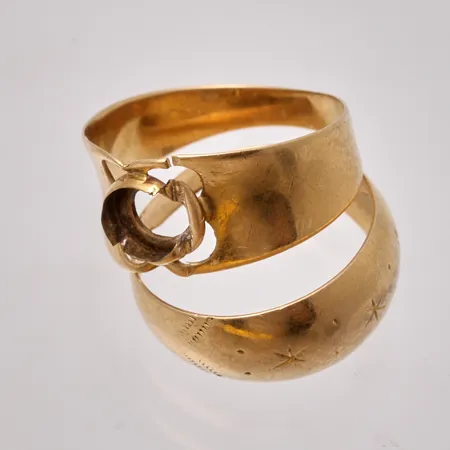 Diverse defekt guld, 18K, vikt 3,19g.