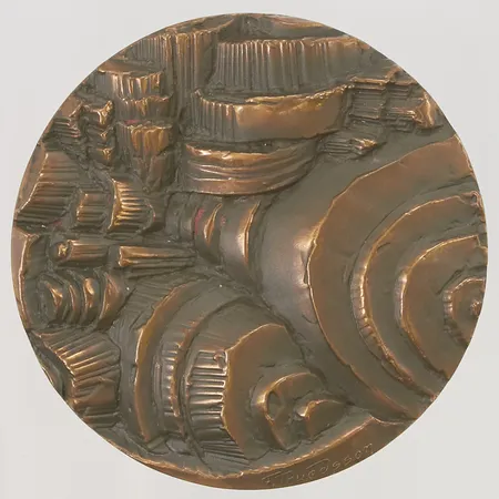 Konstmedalj Anders Nyborg "Nordisk konstmedalj", Sverige 1976, brons, etui.