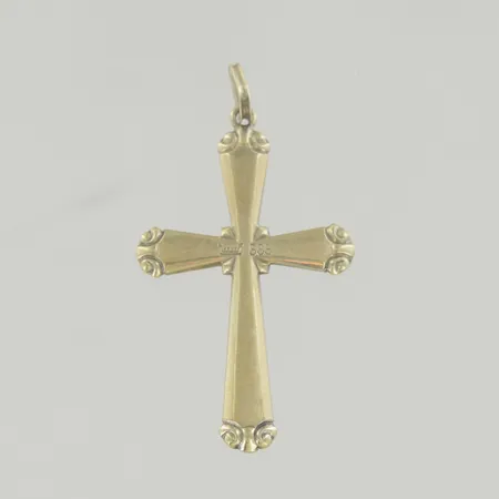 Kors, längd 4 cm, bredd 2 cm, 14K Vikt: 1,7 g