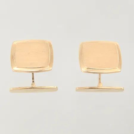 Ett par Manschettknappar, 17x17mm, Alton, 18K Vikt: 14,6 g