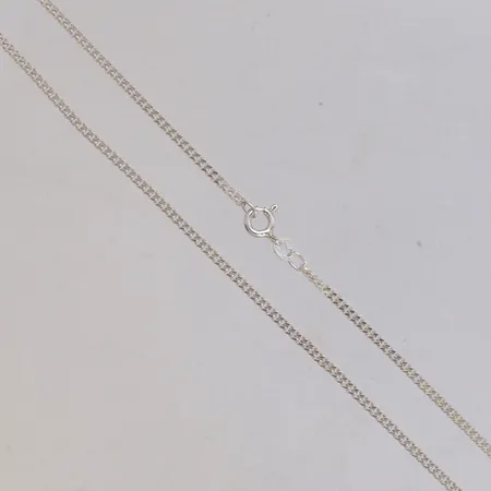 Kedja, längd 45cm, bredd 2,0mm, 925/1000silver  Vikt: 4,9 g