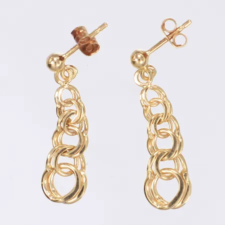 Ett par örhängen Bismarck längd 25mm 18K Vikt: 2,5 g