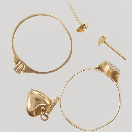 Diverse guld, defekt, 18K 3,9g.