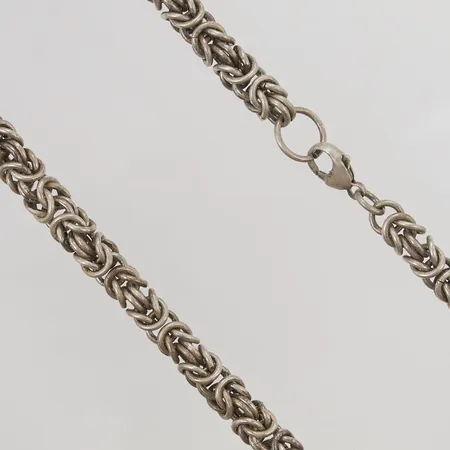 Kedja kejsarlänk, 78cm, bredd:7mm, 925/1000 Silver 194,5g.