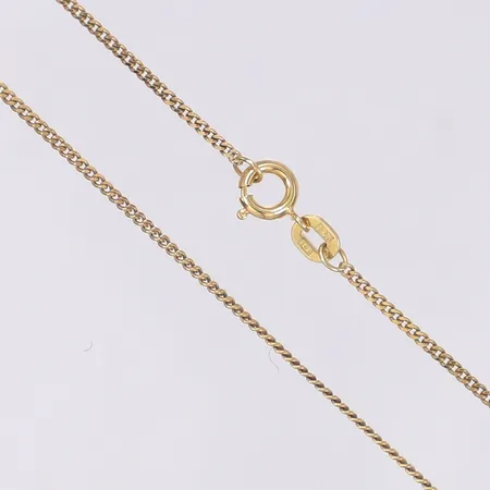 Halskedja pansar 45cm, bredd 1mm, 18K Vikt: 3,5 g