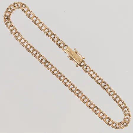 Armband Bismarck 19cm, bredd:4mm, 18K 4,7g.