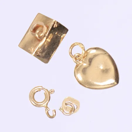 Diverse guld defekt 18K Vikt: 1,8 g