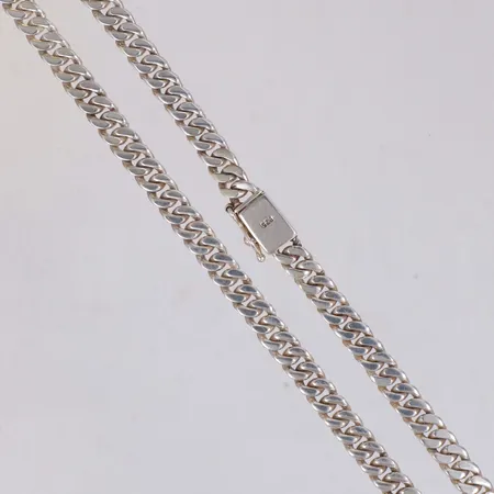 Kedja Pansar, längd 46cm, bredd 6mm, silver 925/1000 Vikt: 43,6 g