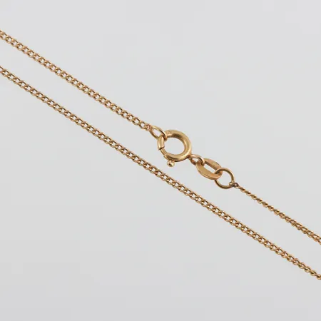 Collier Pansar 18k,längd ca 65 cm,bredd 1.3 mm. Vikt: 4,5 g