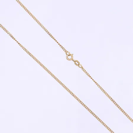 Halskedja pansarlänk Balestra 61cm bredd 2mm 18K  Vikt: 6,6 g