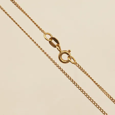 Kedja Pansar, längd 50cm, bredd 1,2mm, 18K Vikt: 2,7 g