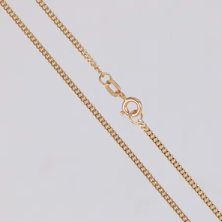 Kedja Pansar, längd 45cm, bredd 1,6mm, 18K Vikt: 4,5 g