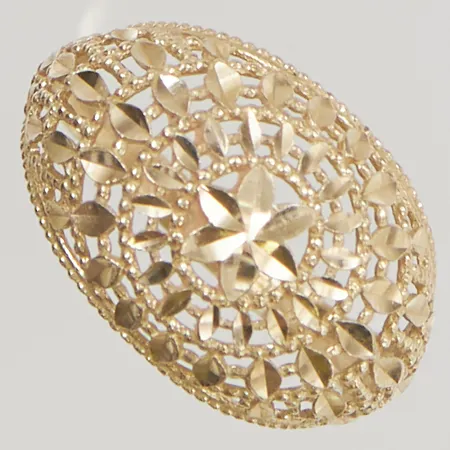 Ring Ø18½, bredd:14mm, 14K 2,3g.